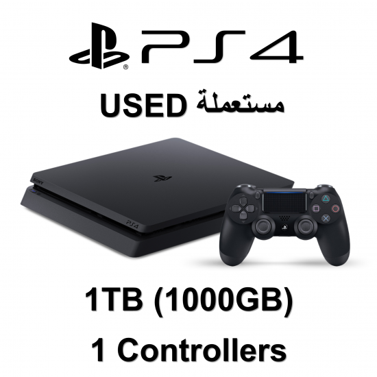 Playstation 4 slim store 1tb used